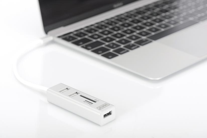DIGITUS DA-70243 USB TYPE-C / USB 2.0 /  ÇOKLAYICI