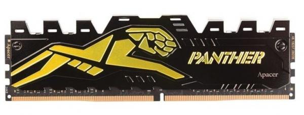 Apacer Panther Black-Gold 32GB (1x32GB) 3200Mhz CL16 DDR4 Gaming Ram (AH4U32G32C2827GAA-1)