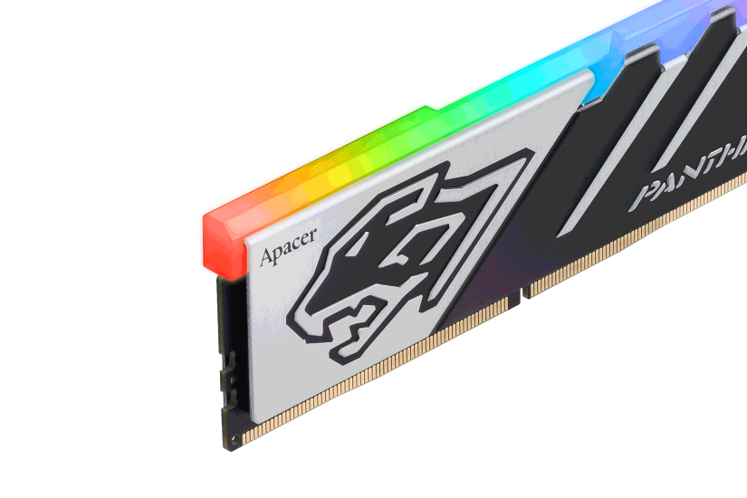 Apacer Panther RGB 16GB (1x16GB) 5600MHz CL40 DDR5 Gaming Ram (AH5U16G56C5229BAA-1)