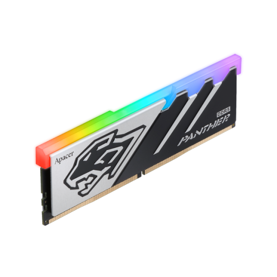 Apacer Panther RGB 16GB (1x16GB) 6200MHz CL40 DDR5 Gaming Ram (AH5U16G62C5329BAA-1)