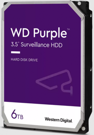6TB WD Purple SATA 6Gb/s 256MB DV 7x24 WD64PURZ
