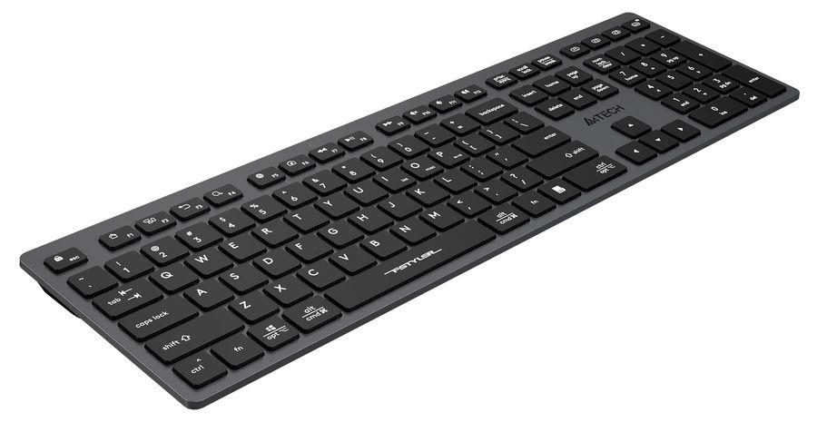 A4TECH FBX50C BLUETOOTH Q ŞARJLI KLAVYE GRİ