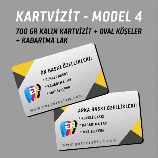 950 Adet Kartvizit - Model 4