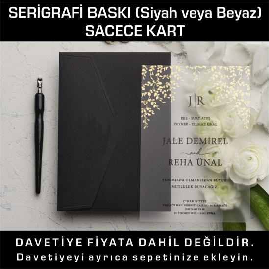 Serigrafi Baskı (Sadece İç Karta)